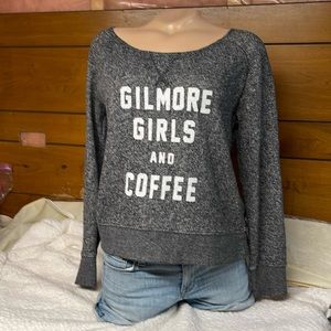Gilmore Girls and Coffee Size Small Off the Shoulder Top